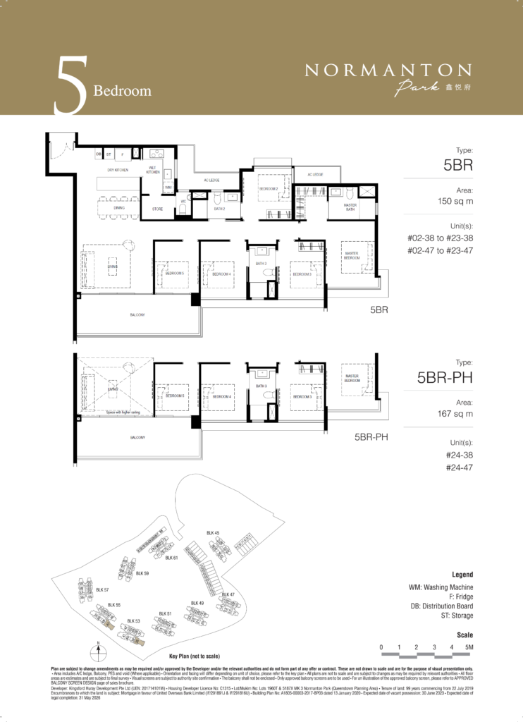 Normanton Park showflat Floorplan 5BR