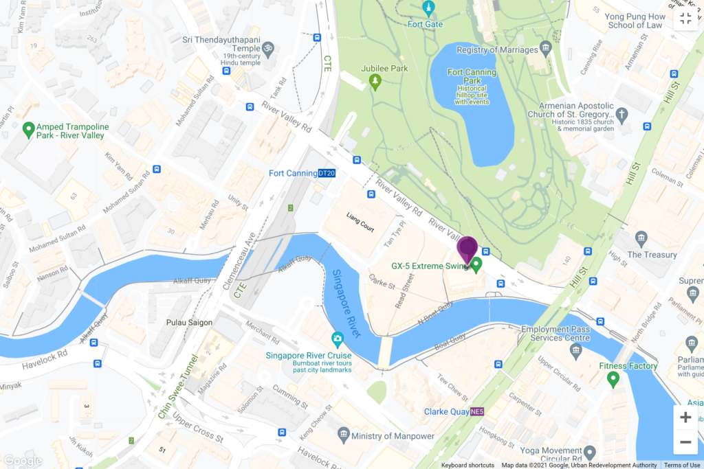 CanningHill Piers Location Map