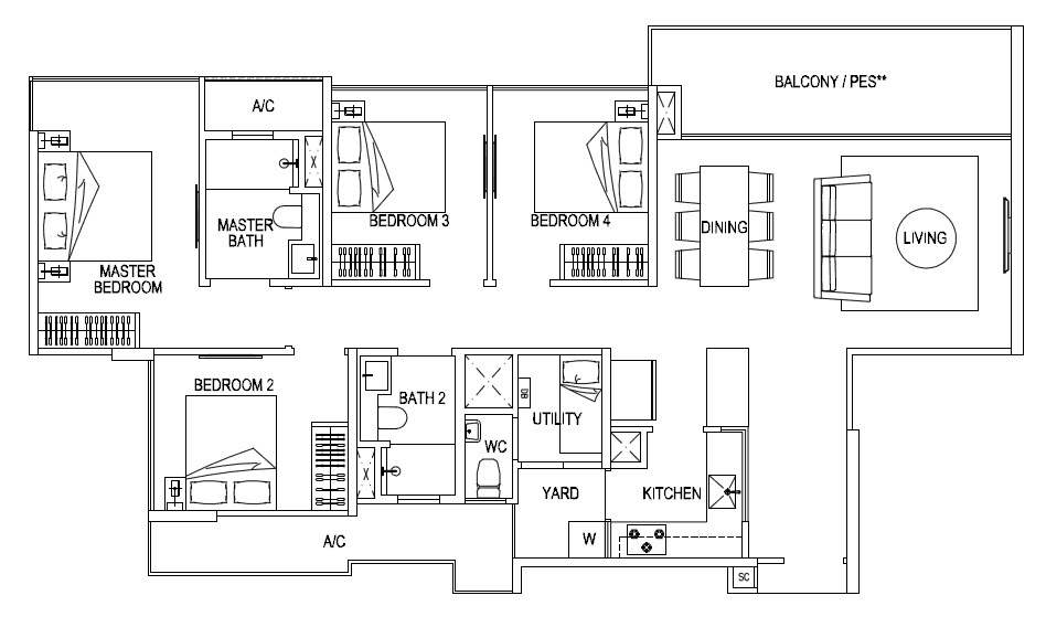 4-Bedroom-Premium